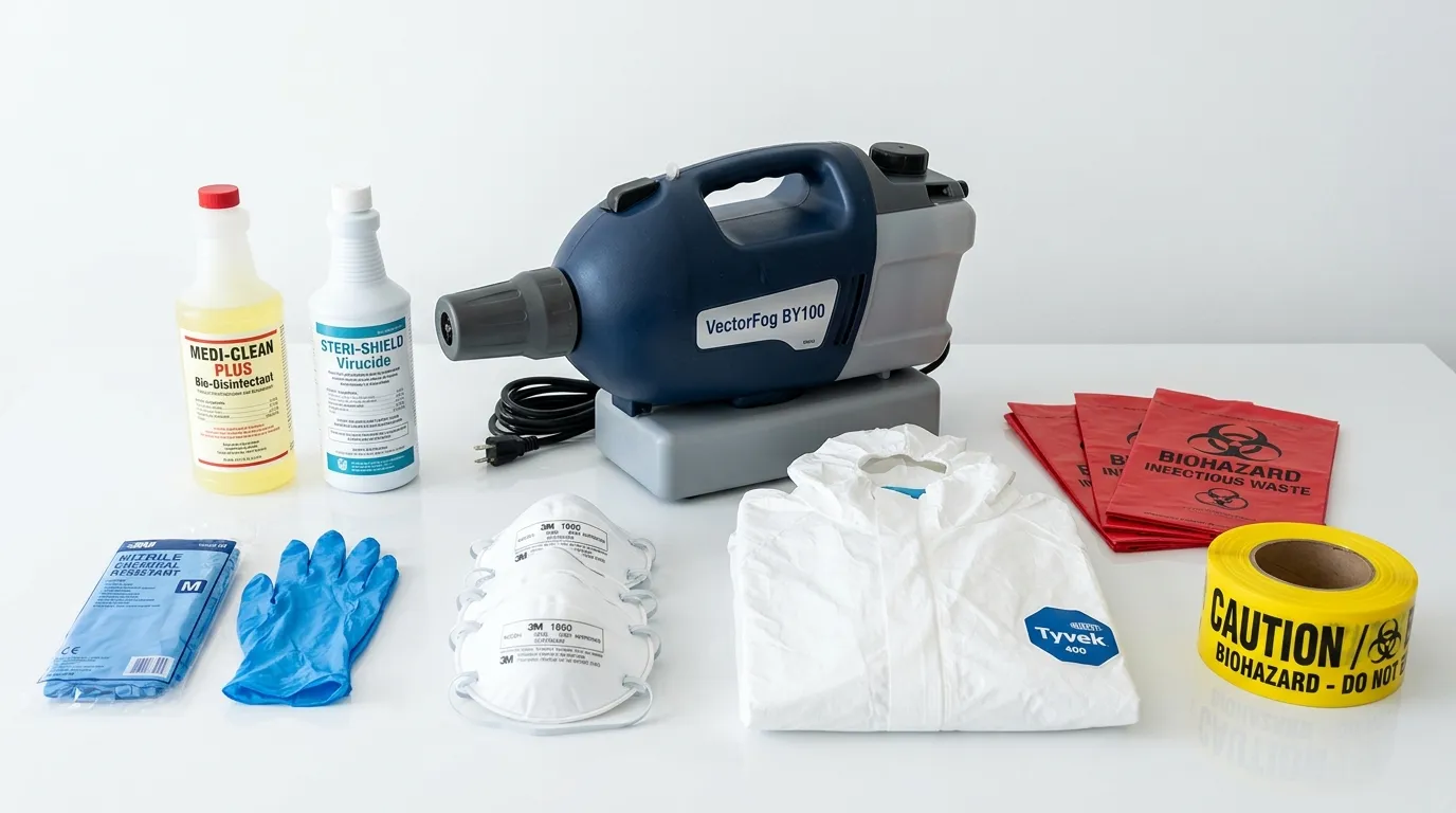 Professional biohazard remediation crew working in Samsula-Spruce Creek